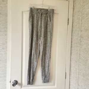 Gray Patterned Jogger Pants